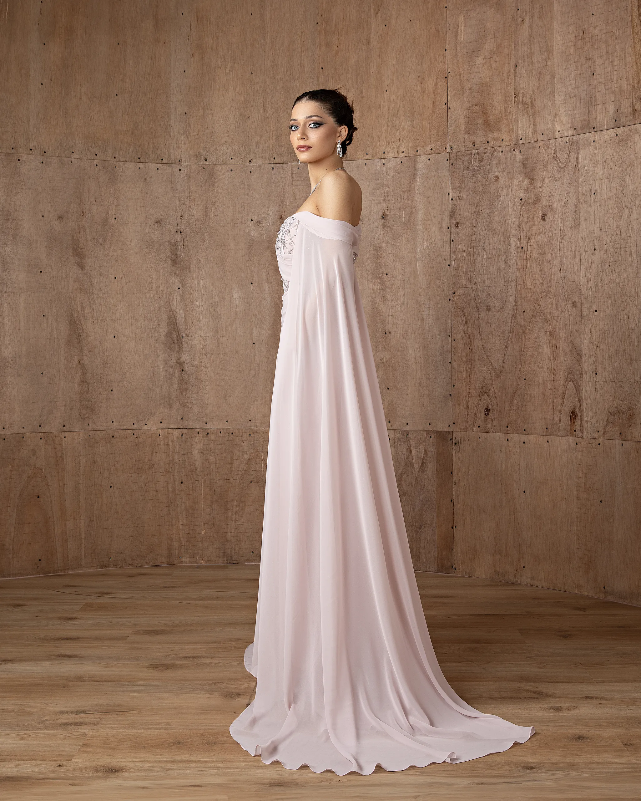 Crystal Sleeve Gown - Image 3