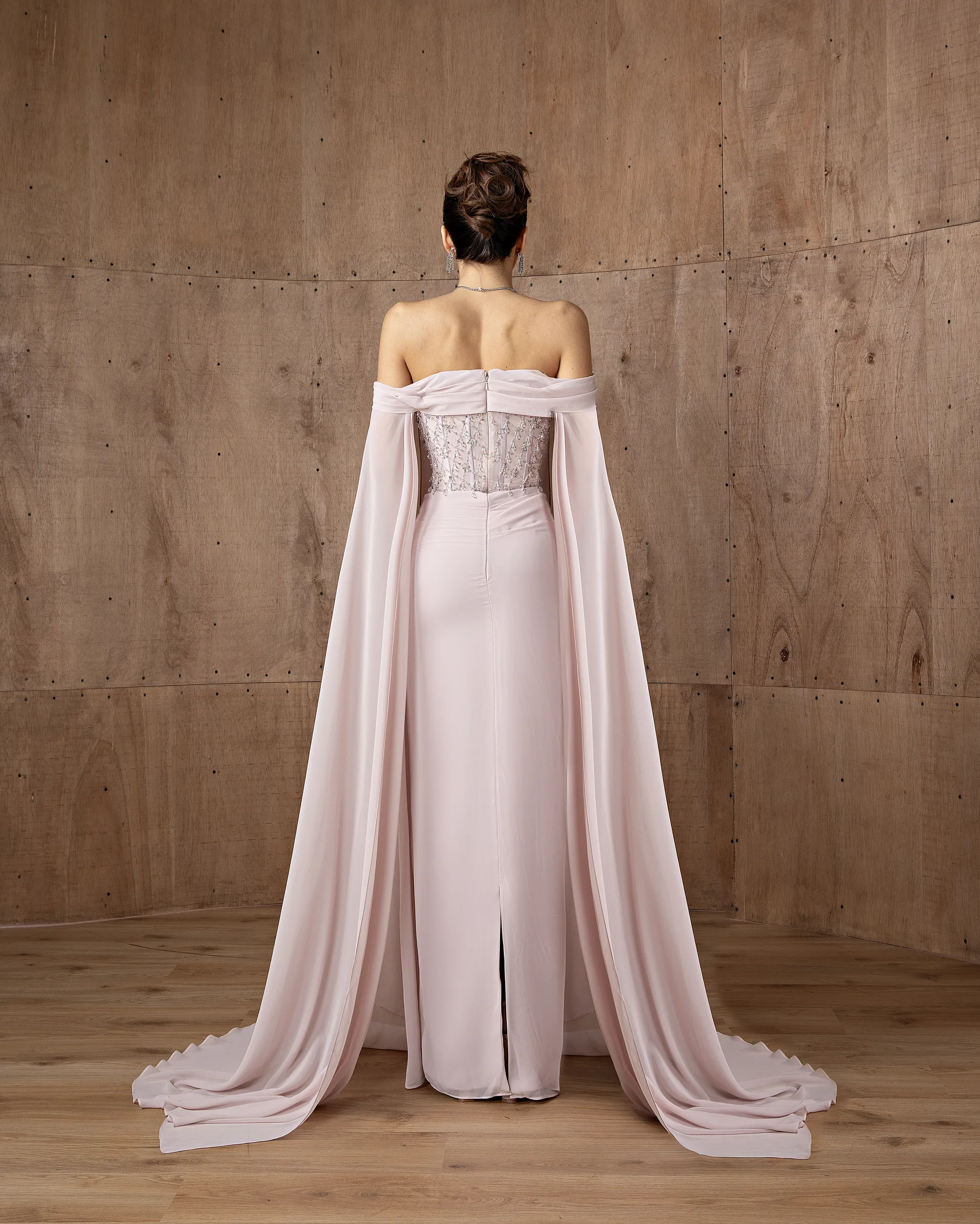Crystal Sleeve Gown - Image 2