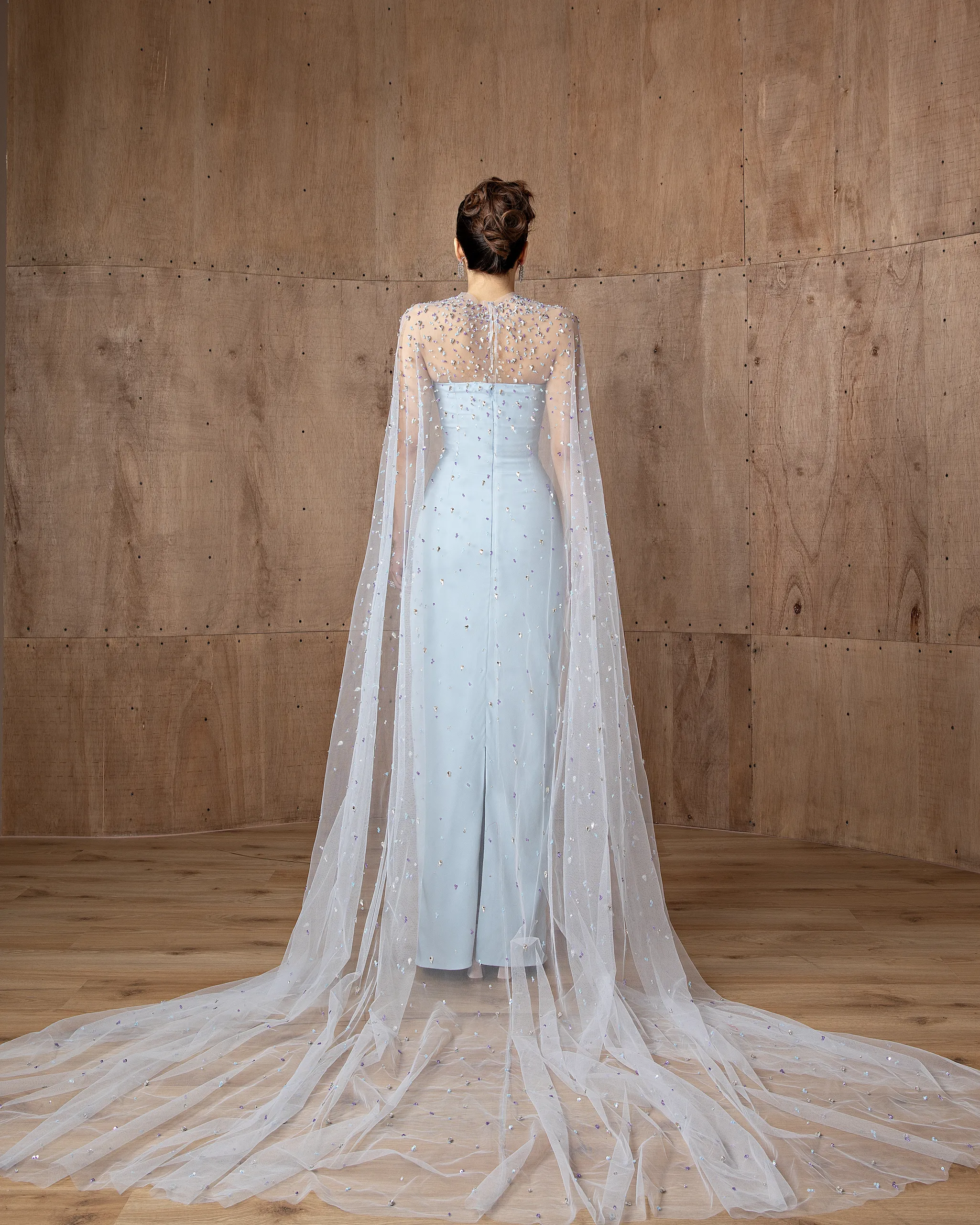 Beaded Tulle Gown - Image 2