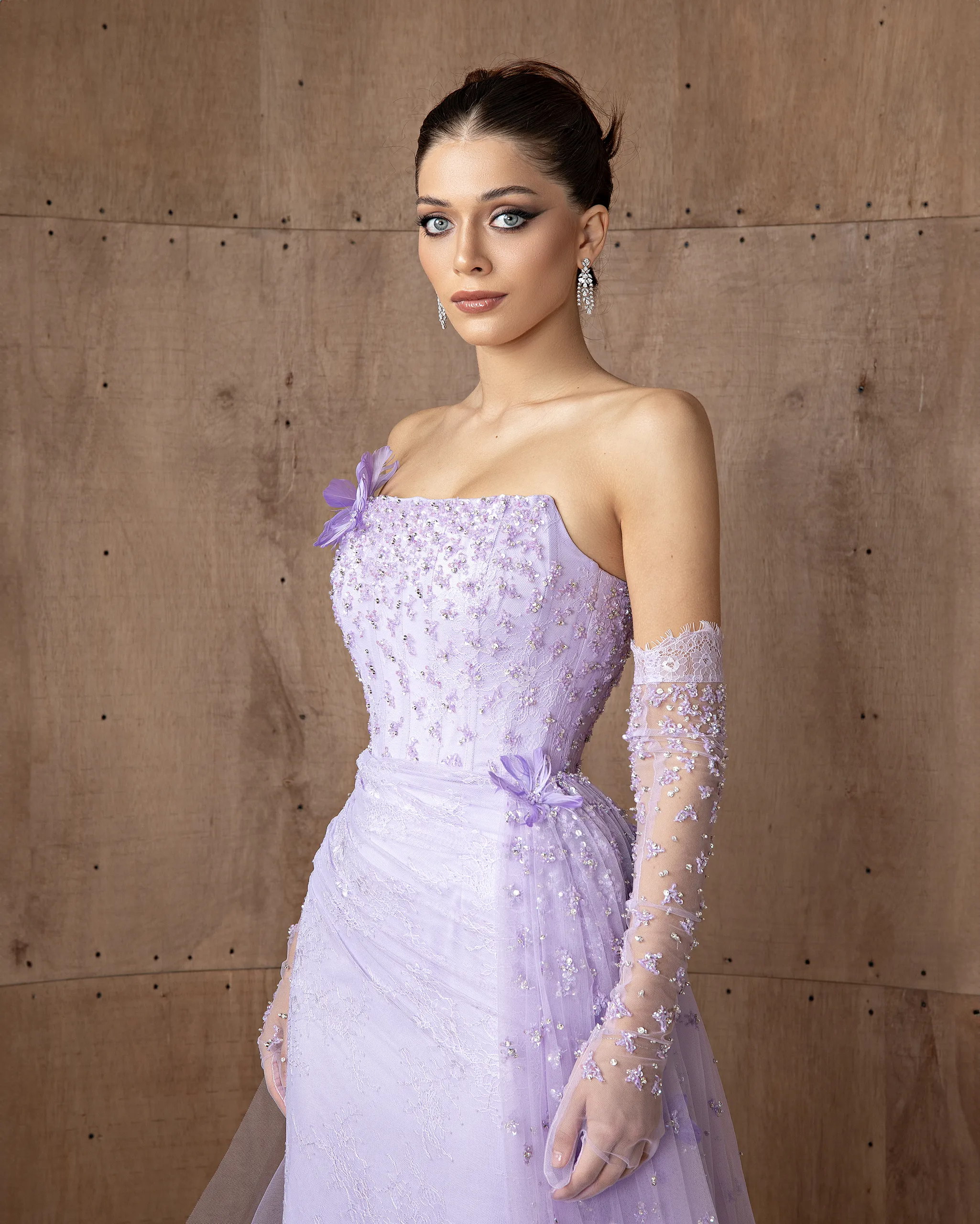 Beaded Corset Gown - Image 4