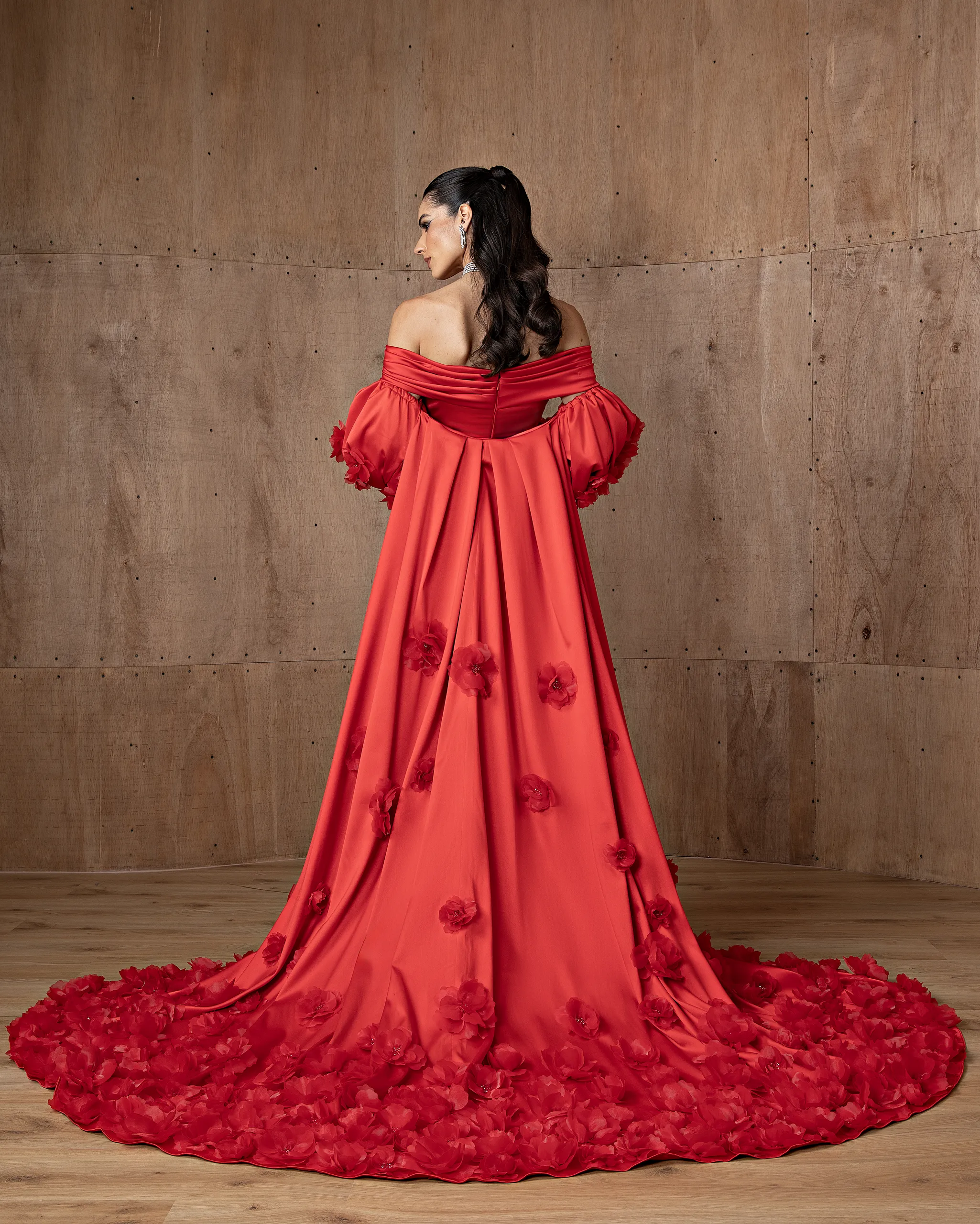 Floral Puff Gown - Image 2