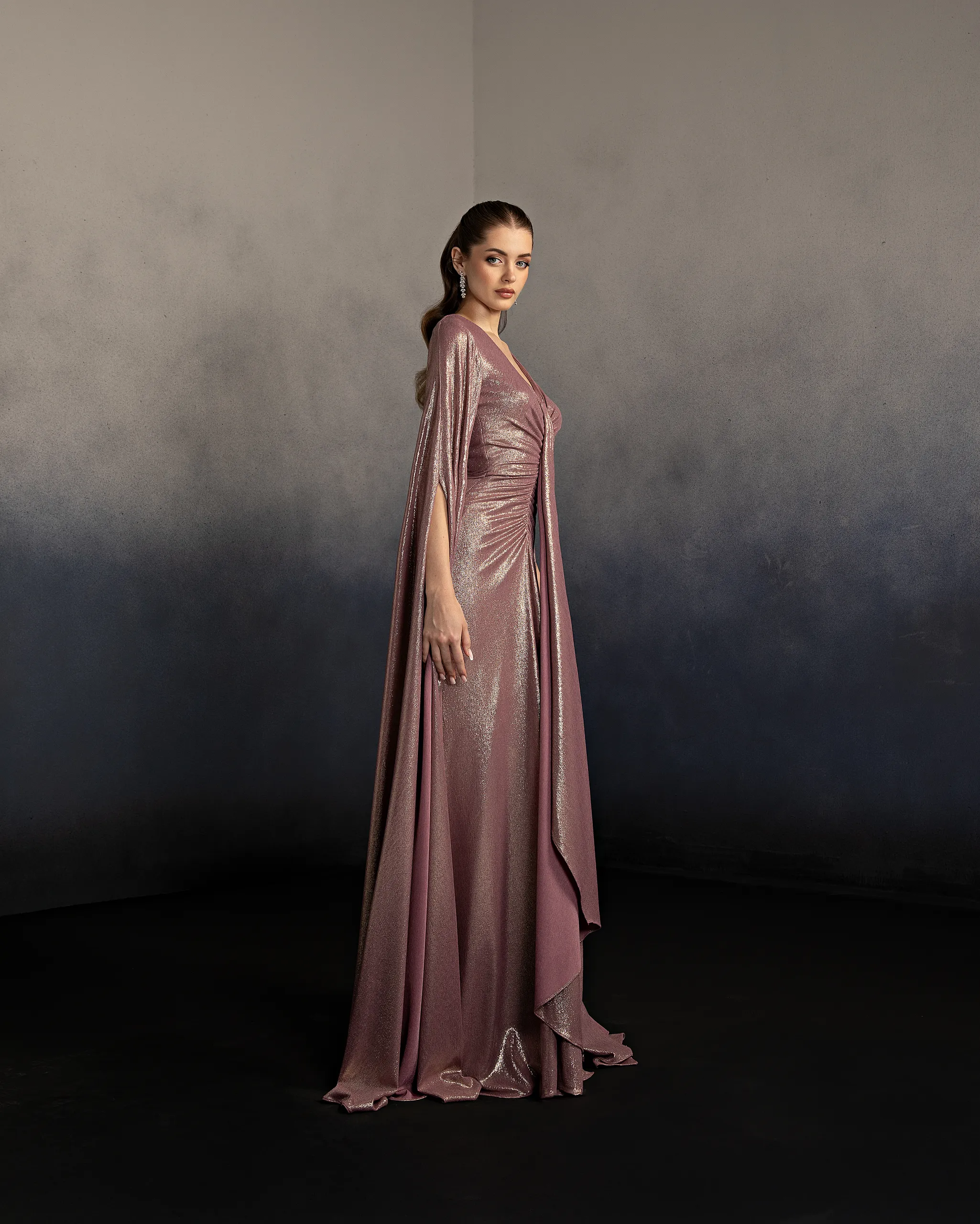 Lustre Cape Gown - Image 3