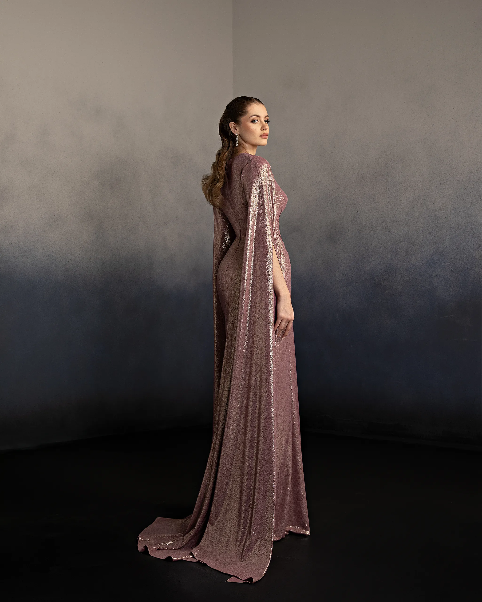 Lustre Cape Gown - Image 2