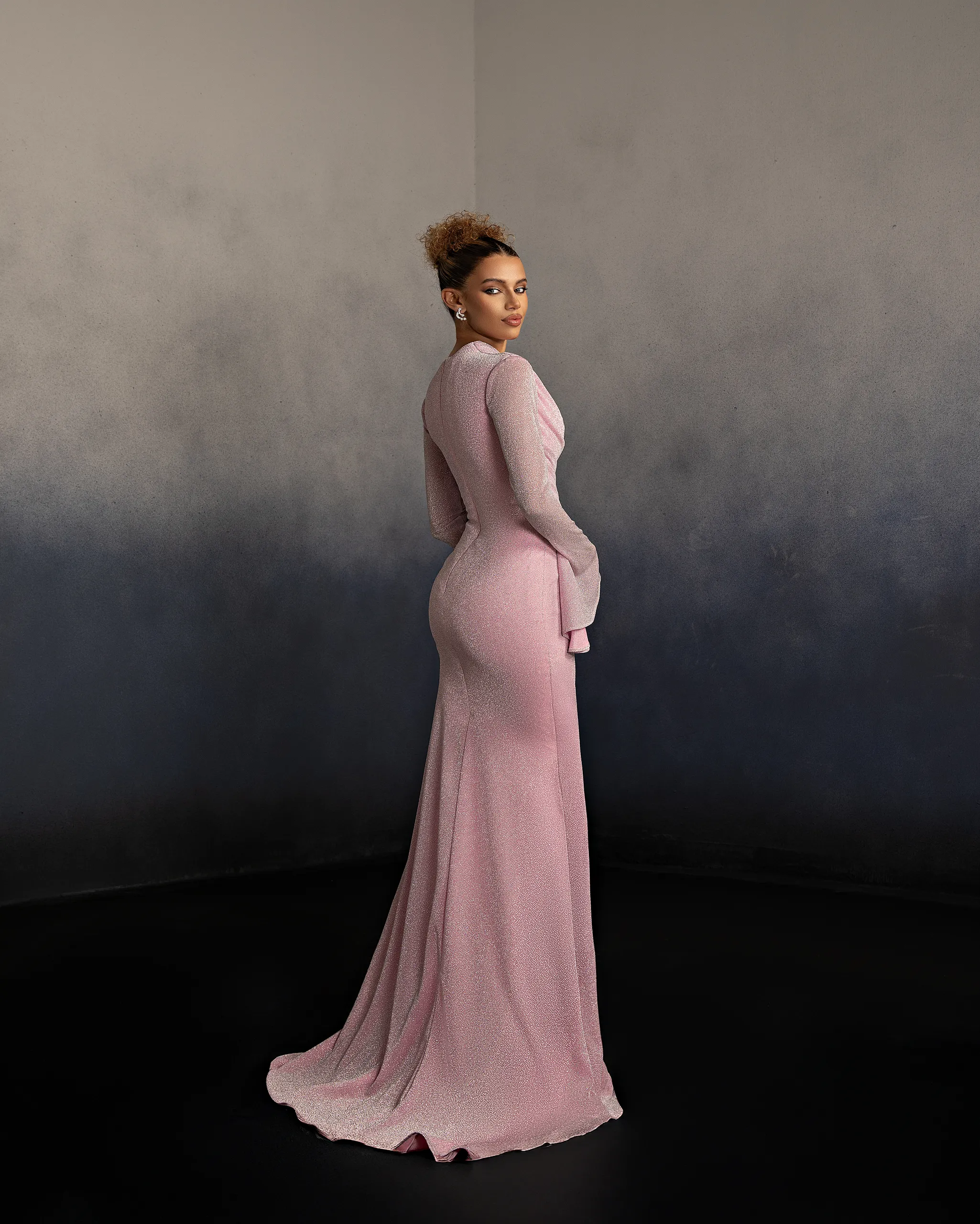 Cut-Out Sleeve Gown - Image 2