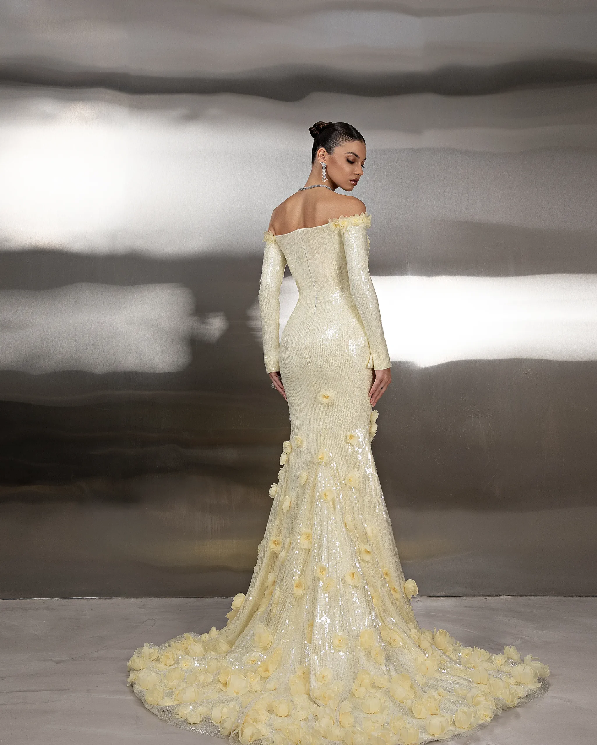 Sequin Flower Gown - Image 2