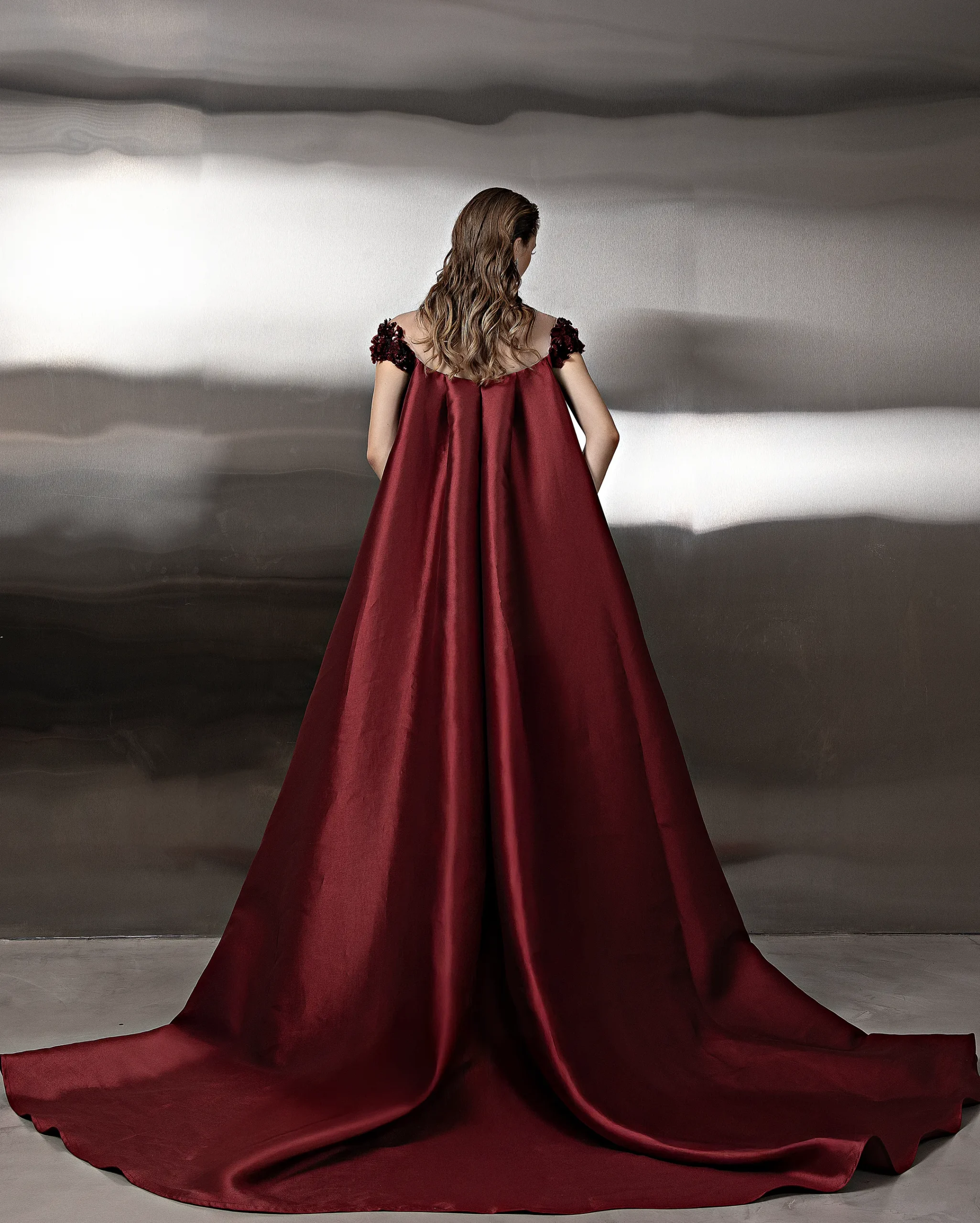 Floral Sequin Gown - Image 2