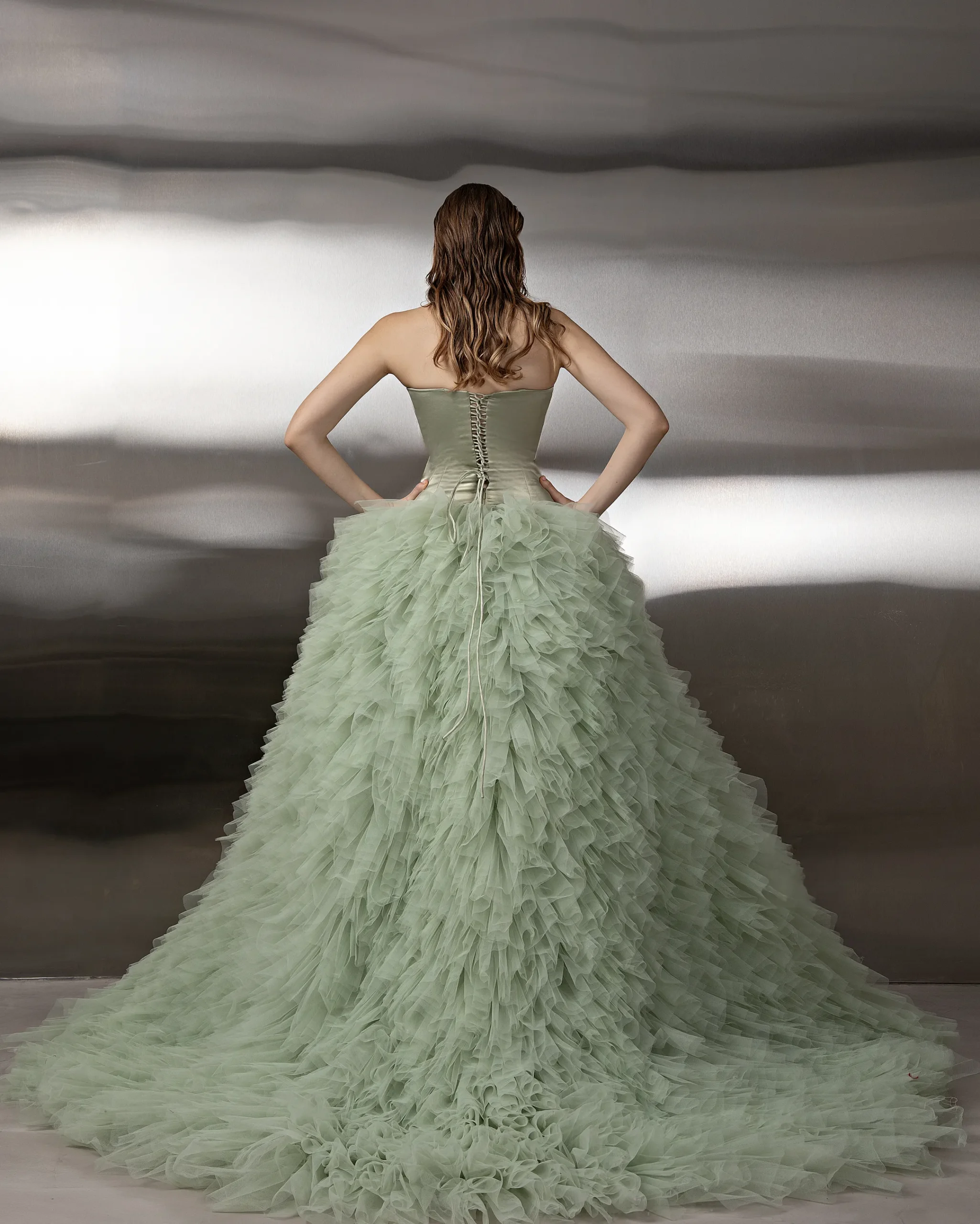 Strapless Tulle Ball Gown - Image 2