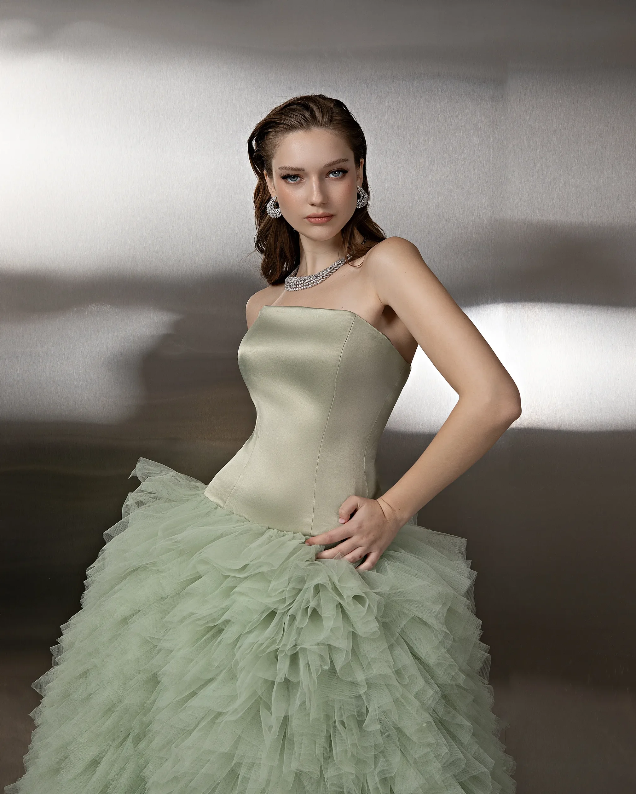 Strapless Tulle Ball Gown - Image 4