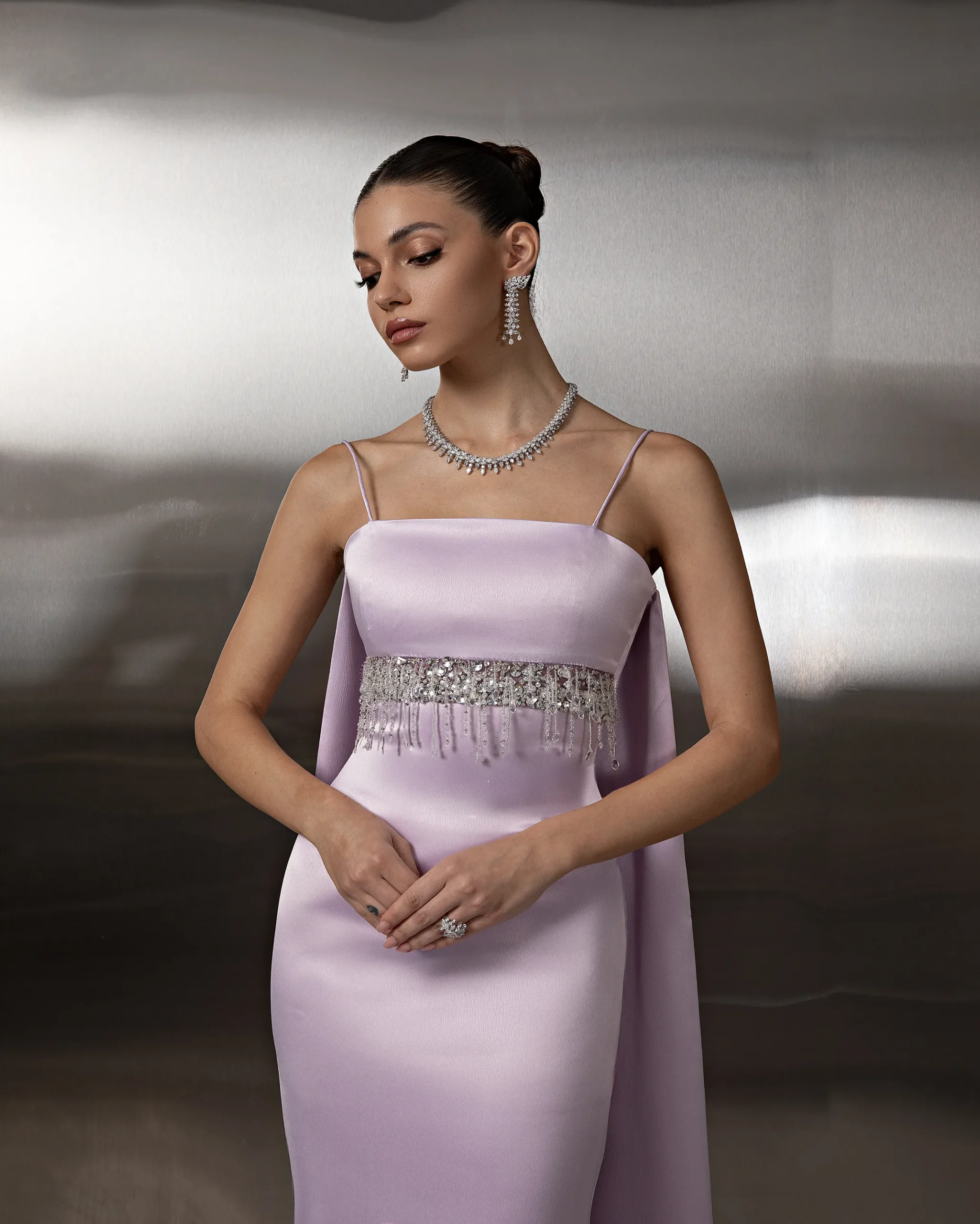 Tassel Tulle Embellished Gown - Image 4