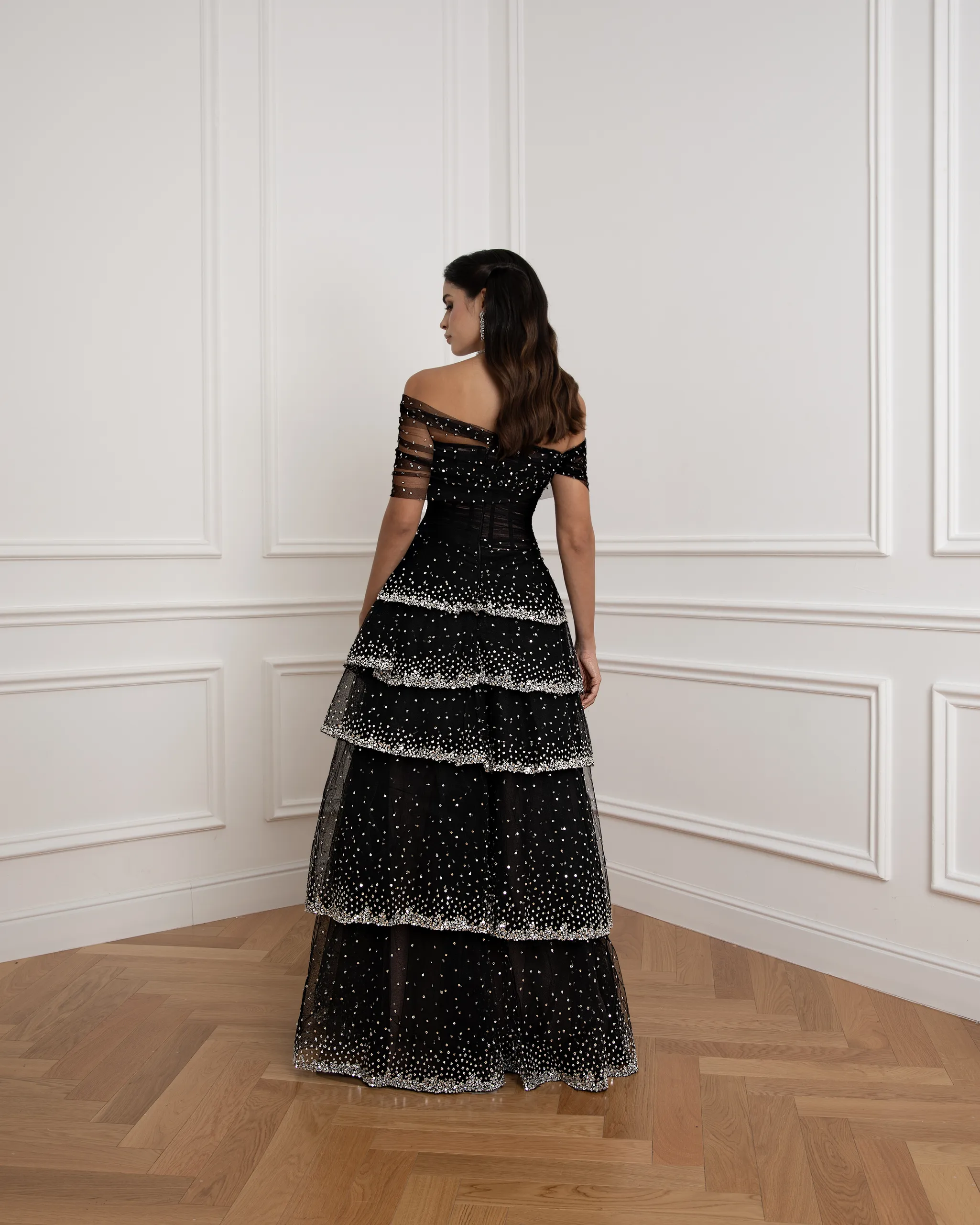 Off-Shoulder Embellished Gown - Image 2